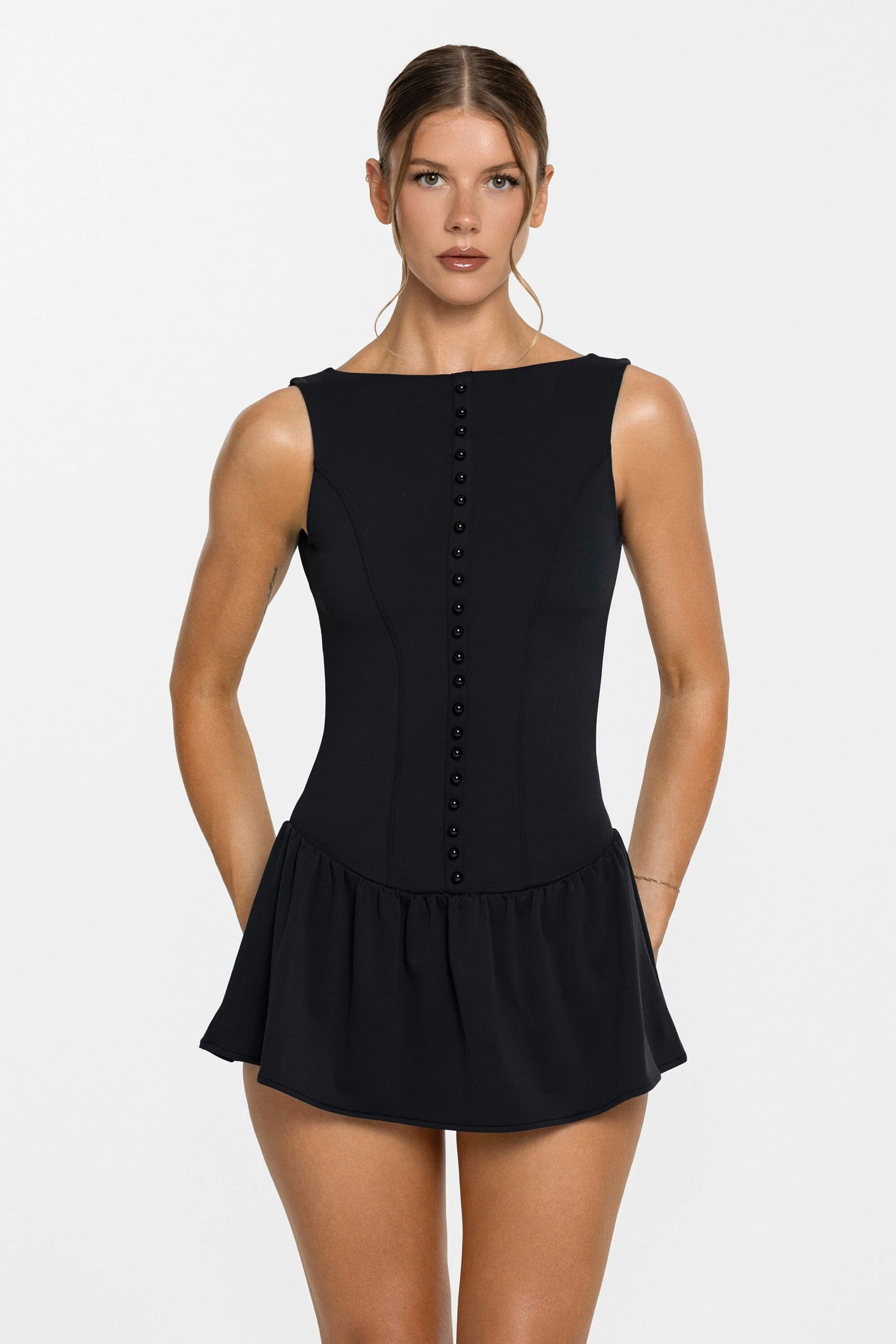 Body Soft™ Boat Neck Dress