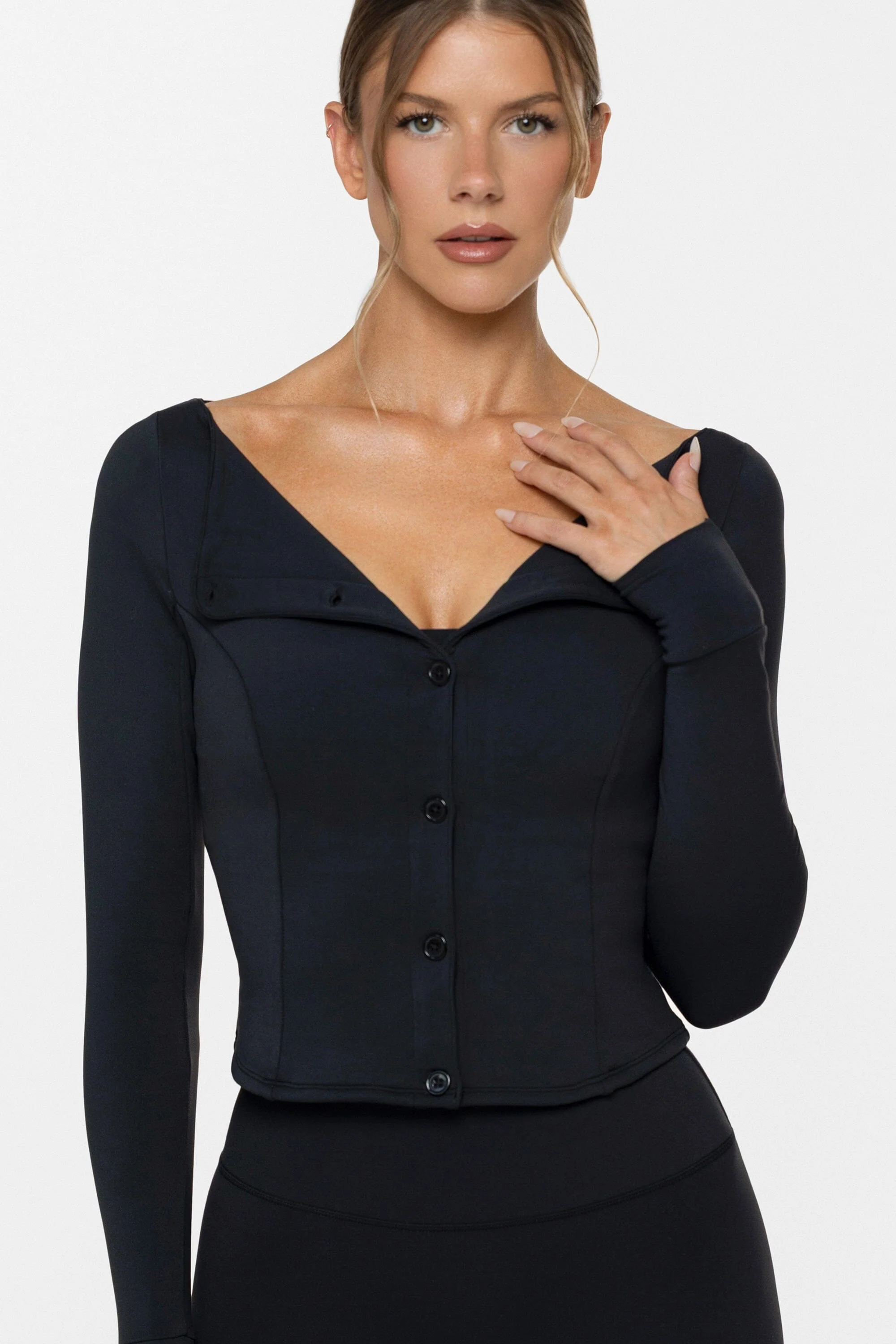 Body Soft™ Boatneck Cardigan - Image 5