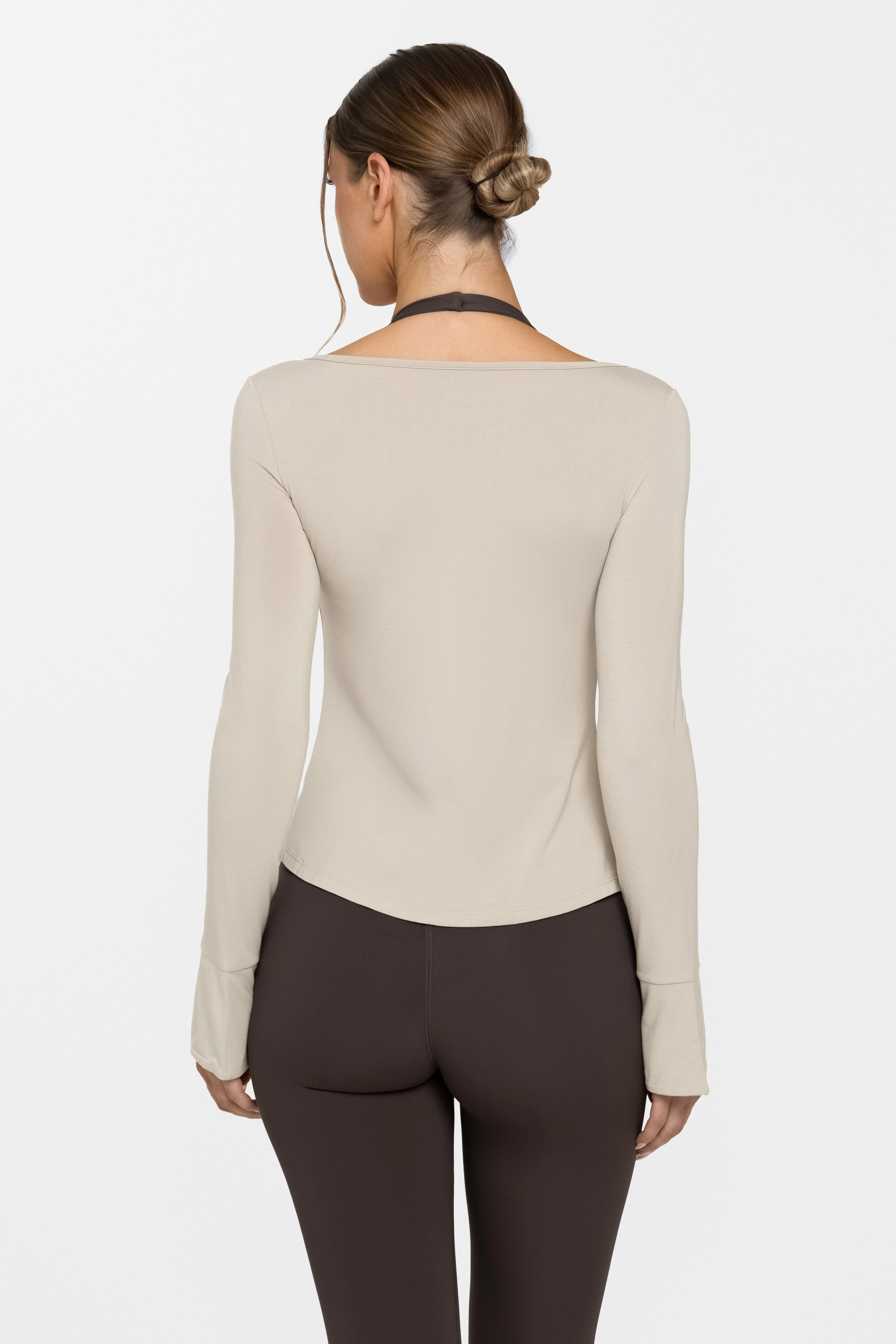 Body Bamboo™ Tie Front Long Sleeve - Image 2