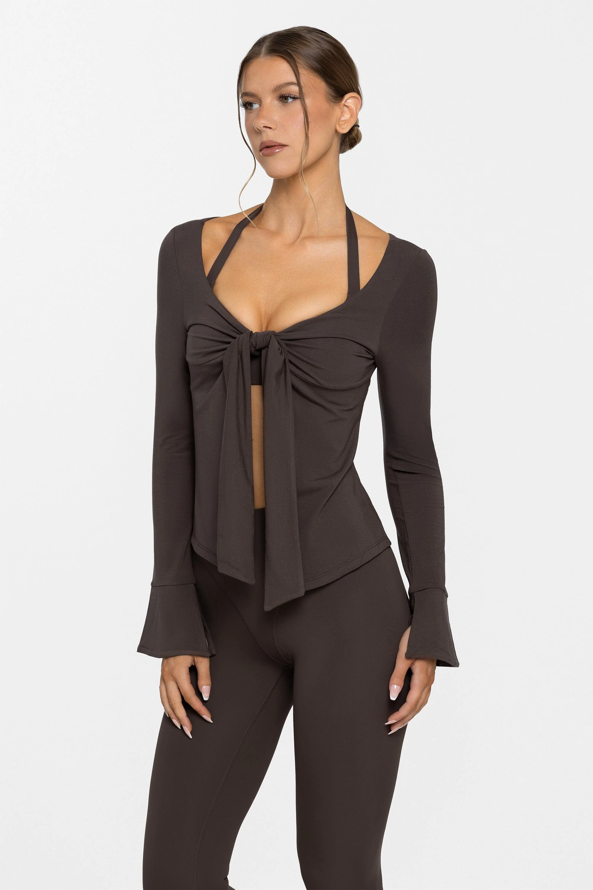 Body Bamboo™ Tie Front Long Sleeve - Image 5