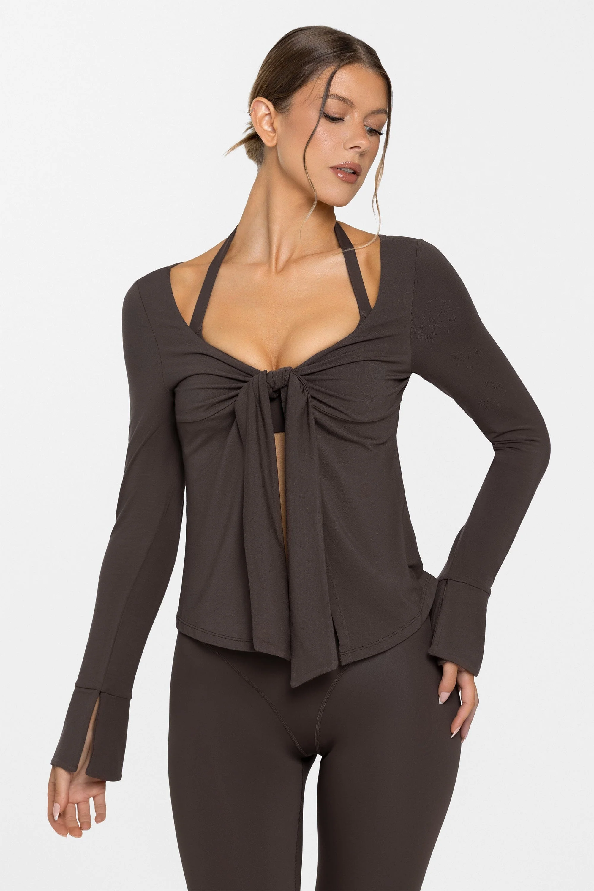 Body Bamboo™ Tie Front Long Sleeve - Image 6