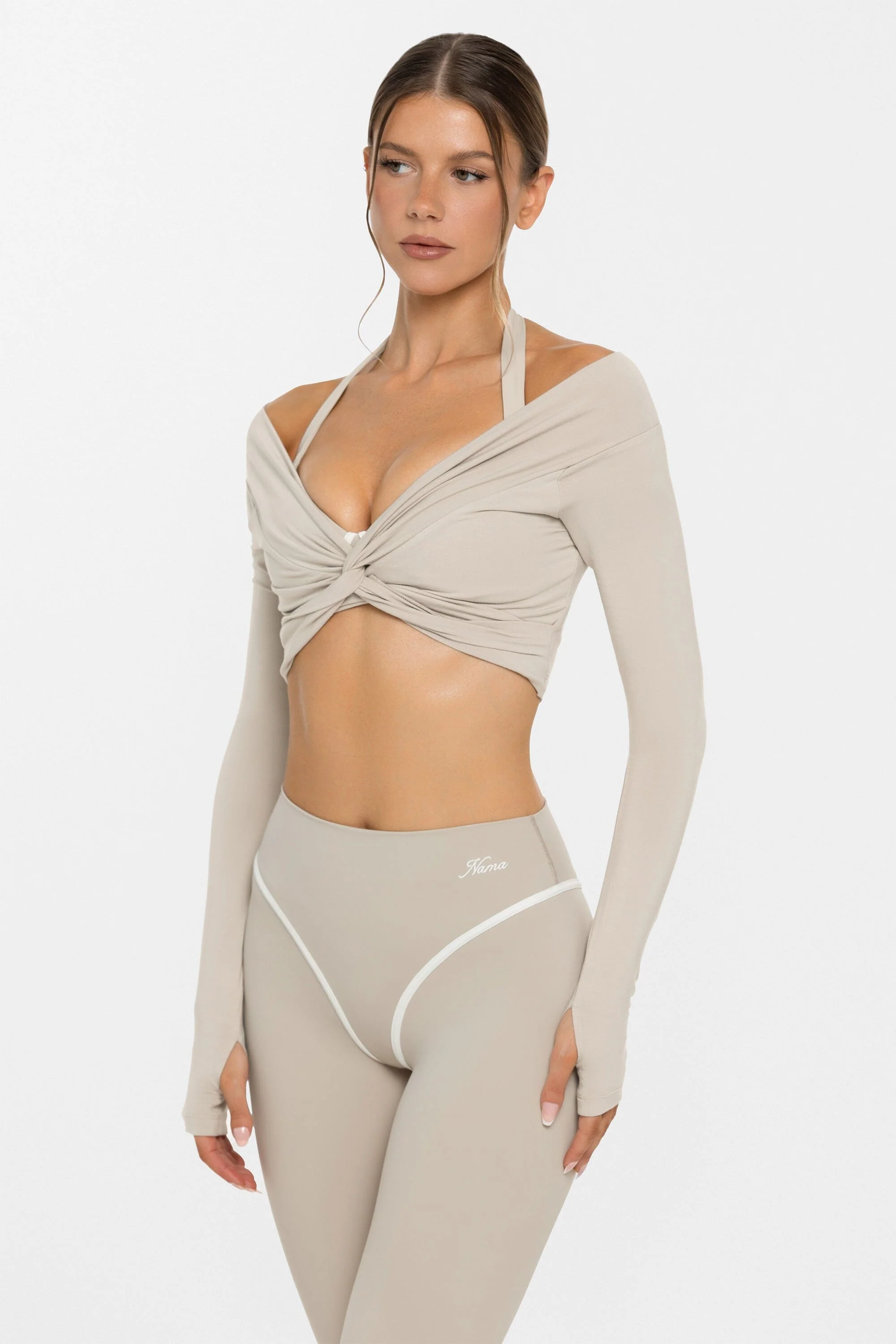 Body Bamboo™ Twist Crop Top - Image 3