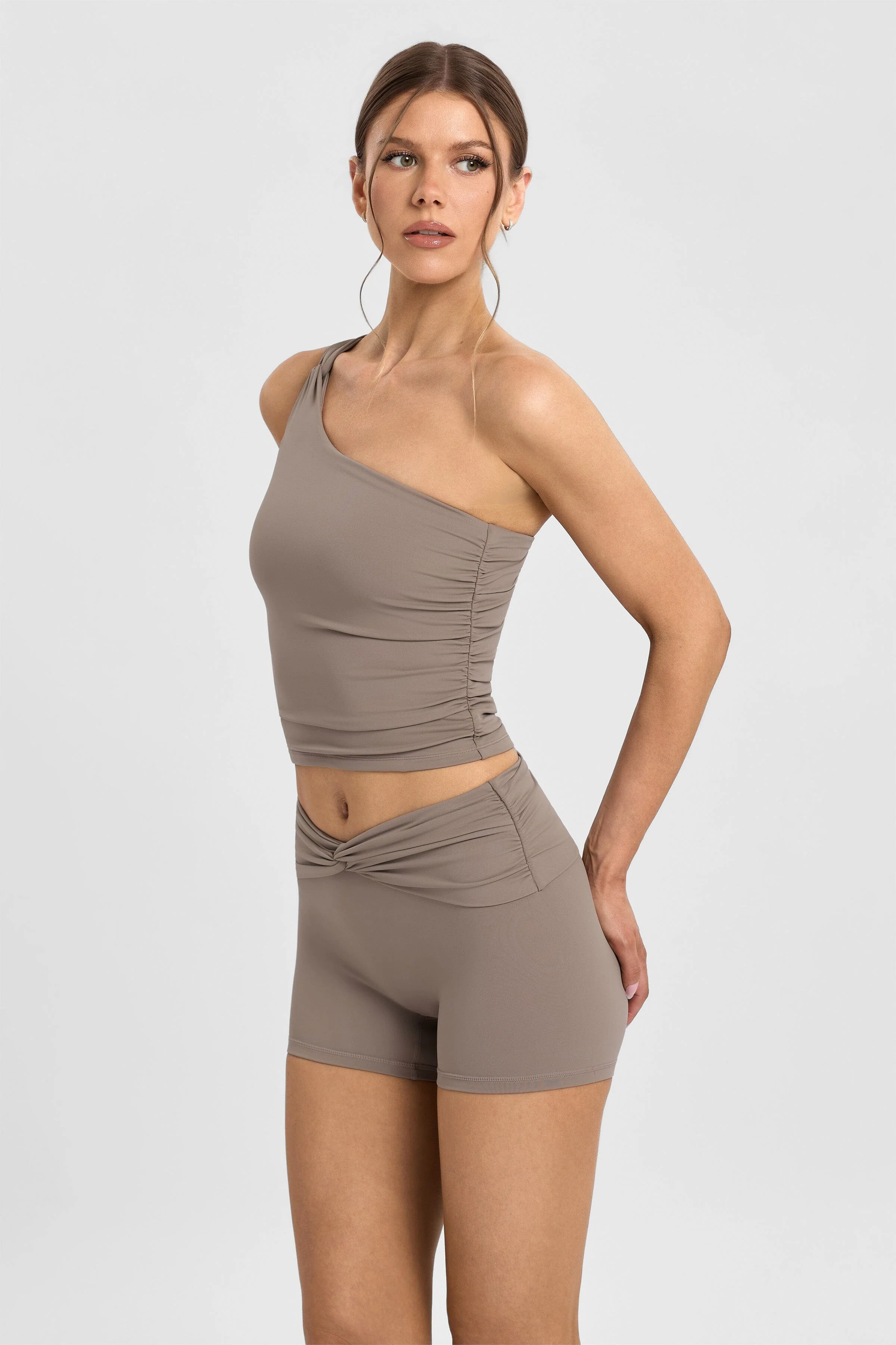 Body Butter™ Twist One Shoulder Tank - Image 5