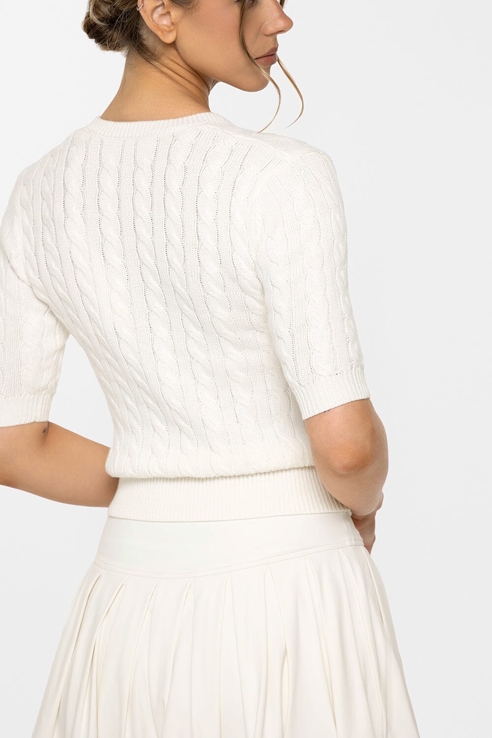 Cable Knit Cardigan - Image 3