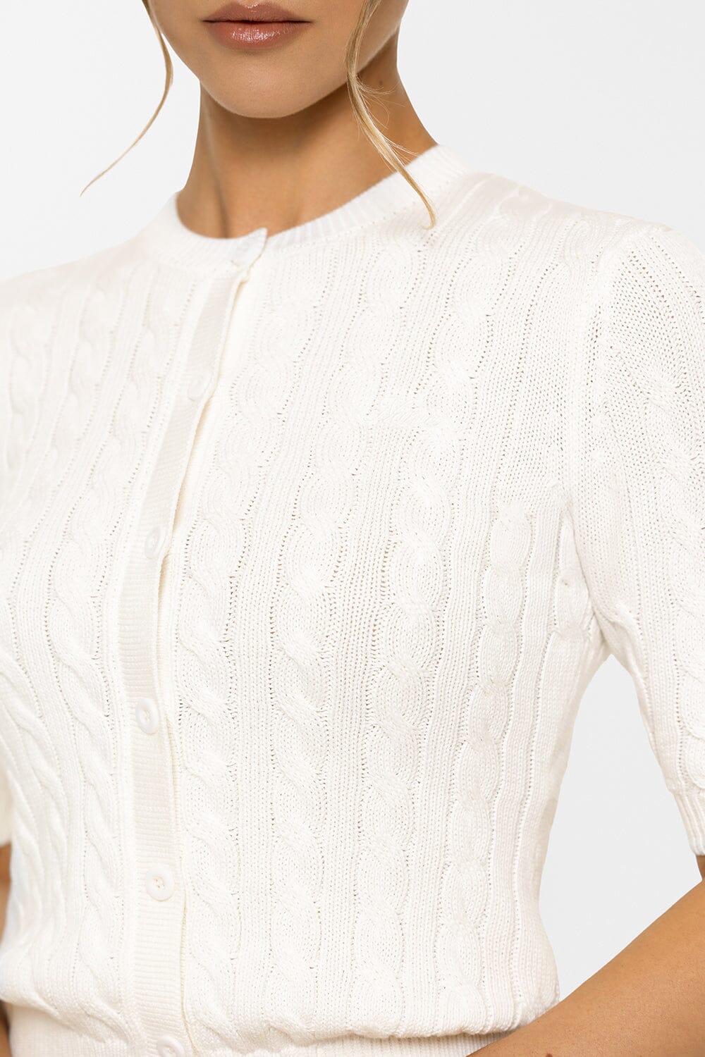 Cable Knit Cardigan - Image 5