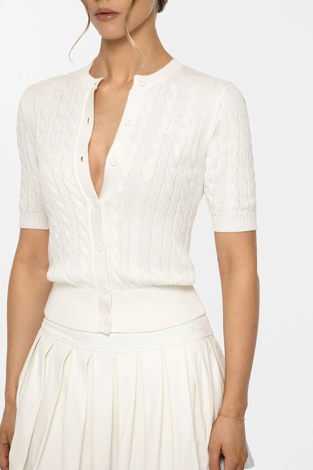 Cable Knit Cardigan - Image 6