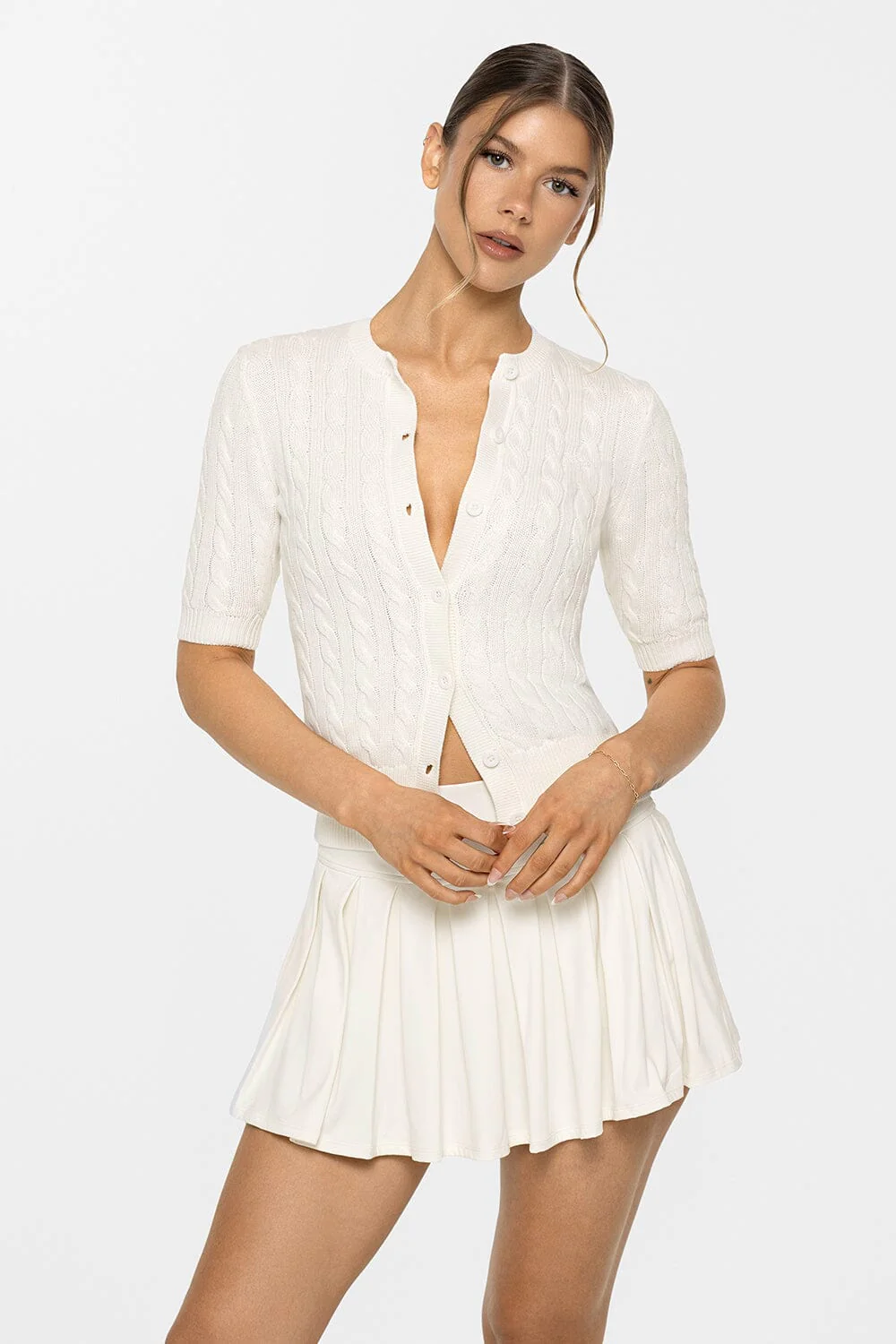Cable Knit Cardigan - Image 9
