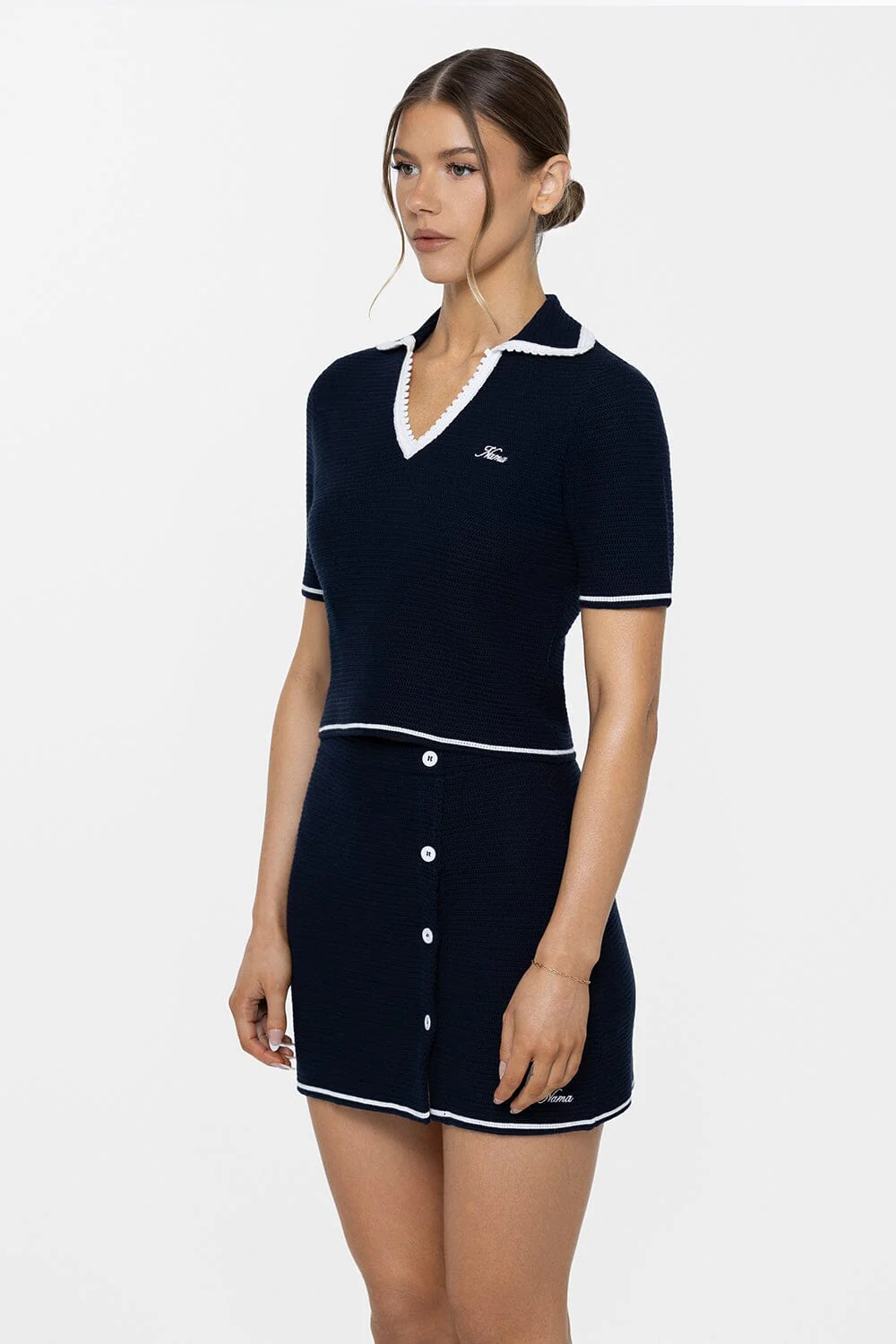 Crochet Polo Shirt - Image 4