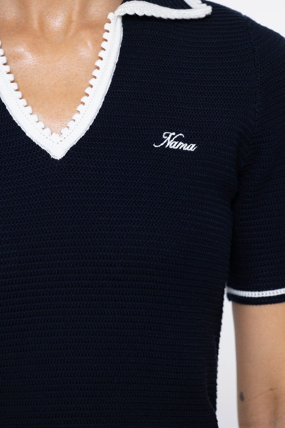 Crochet Polo Shirt - Image 7