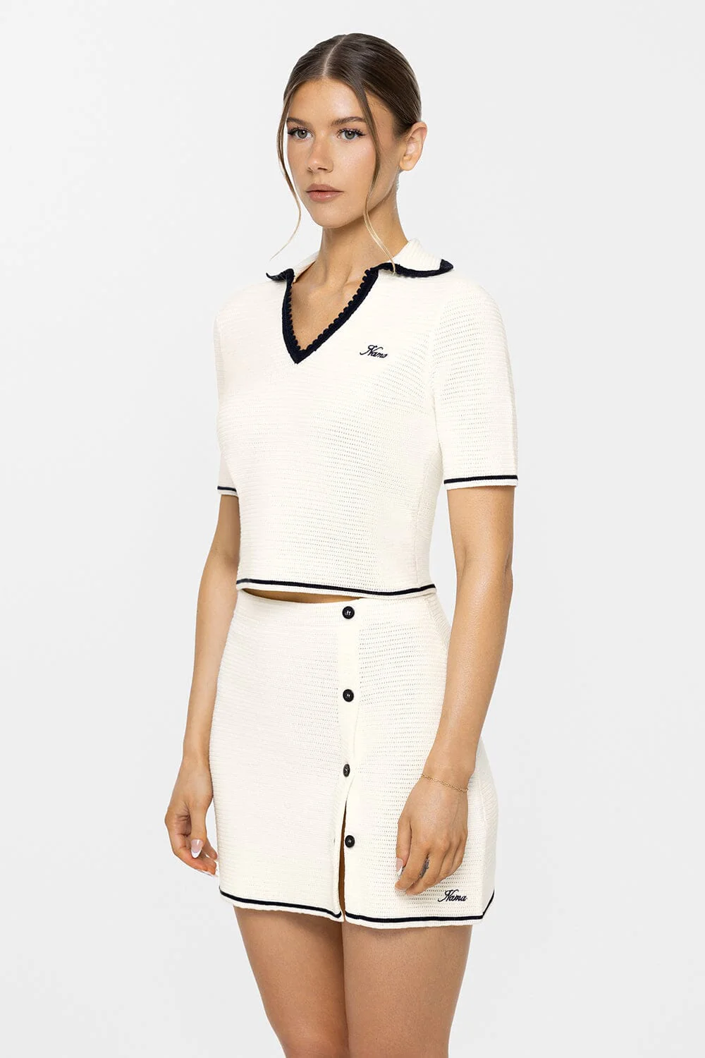 Crochet Polo Shirt - Image 3