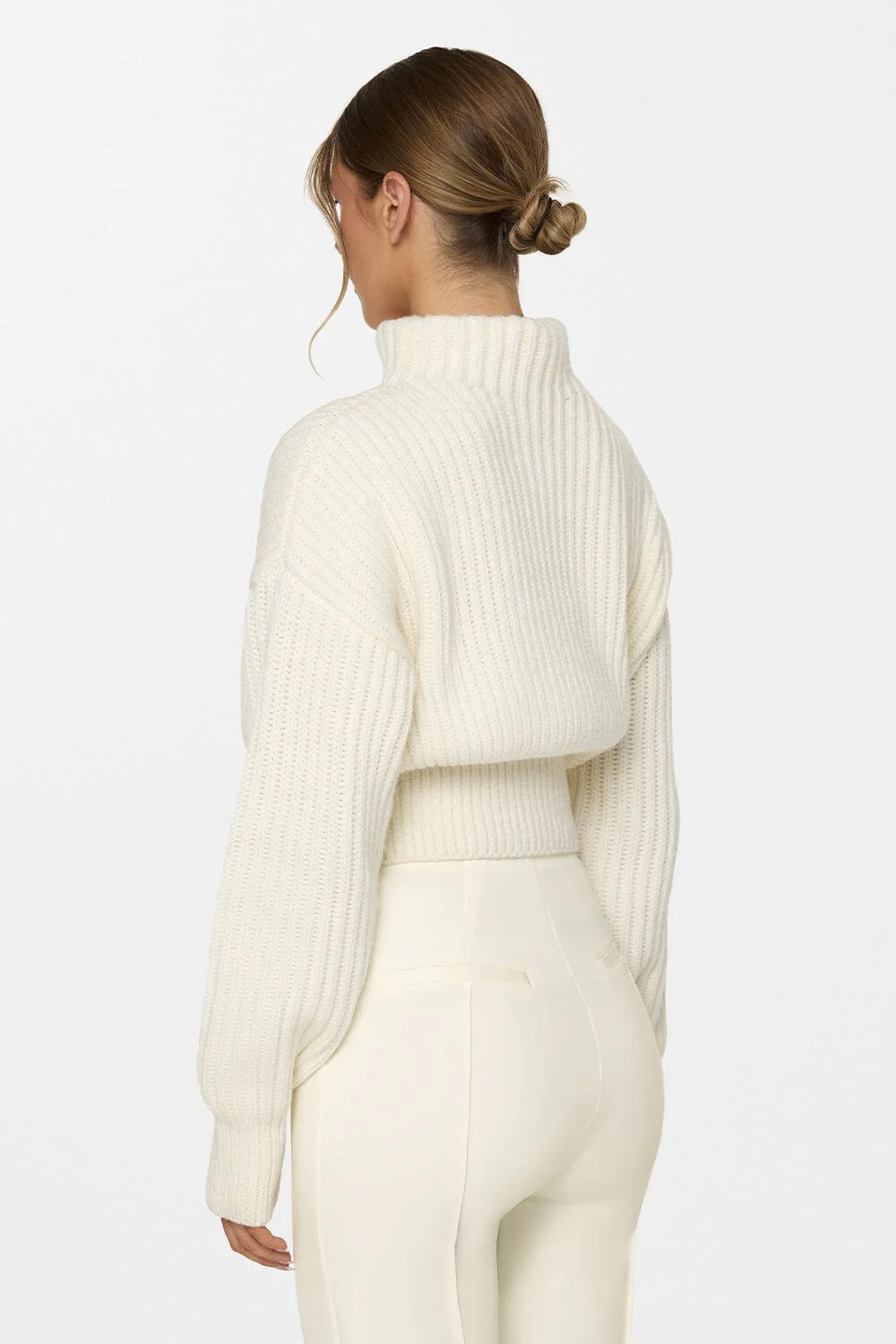 Mock Knit Sweater - Image 2